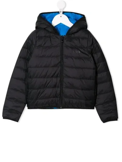 Hugo Boss Kids' Padded Jacket In Blue