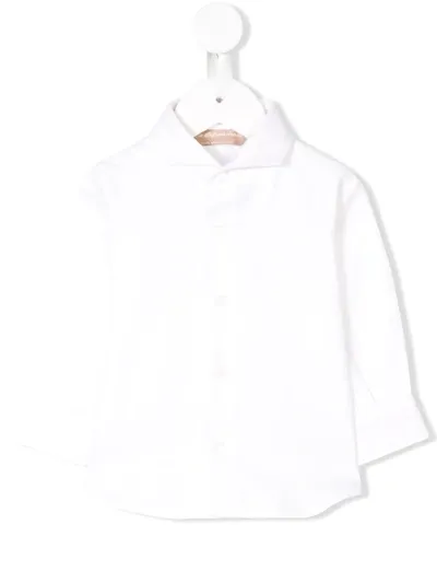 La Stupenderia Babies' Long Sleeved Shirt In White