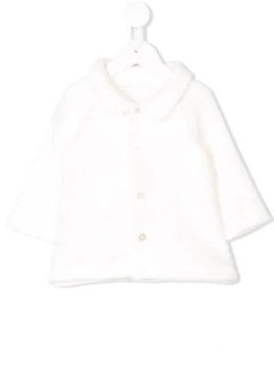 La Stupenderia Babies' Button Up Cardigan In White