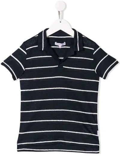 Orlebar Brown Kids' Polo Shirt In Blue