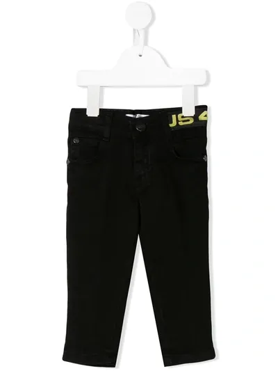 Cesare Paciotti 4us Babies' Js4 Trousers In Black