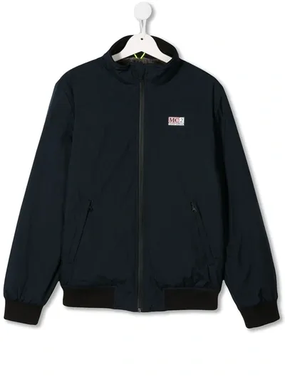 Mc2 Saint Barth Teen Country Jacket In Blue