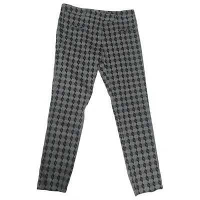 Pre-owned True Royal Carot Pants In Grey