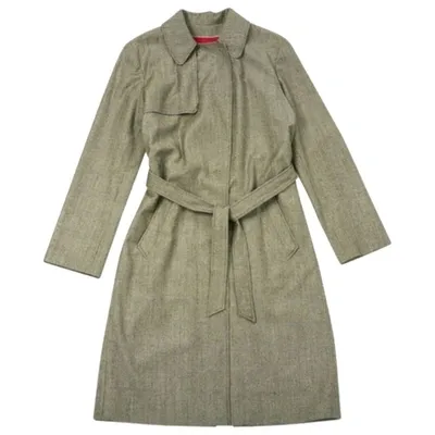 Pre-owned Joseph Wool Coat In Grey