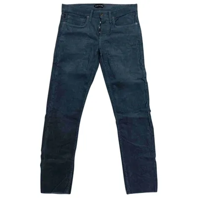 Pre-owned Tom Ford Slim Jean In Blue