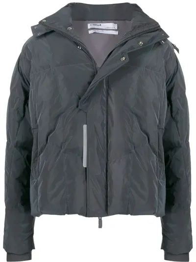 C2h4 High-neck Padded Jacket In Grey