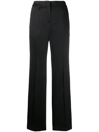 Luisa Cerano Wide Leg Trousers In Black