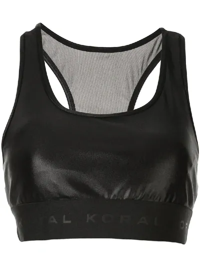 Koral Infinity Performance Sports Bra In Black