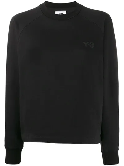 Y-3 Colour Block Sweatshirt In Black