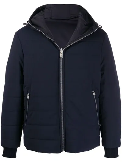 Hugo Boss Cestra Reversible Jacket In Blue