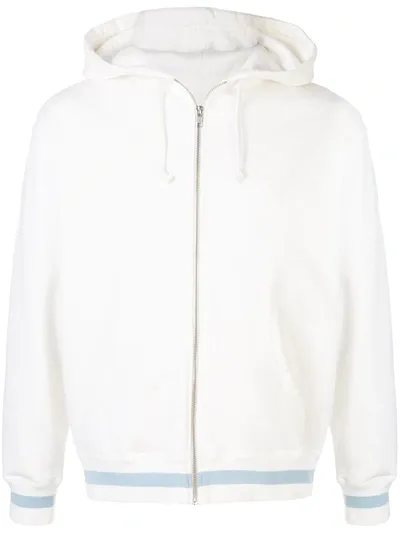 Supreme Kapuzenjacke Mit Streifen In White