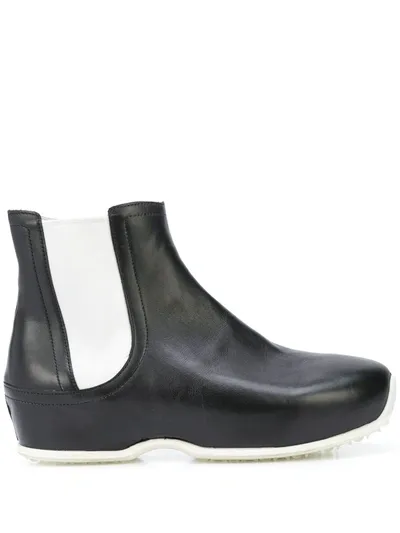 Rosetta Getty Zip-up Clog-style Boots In Black