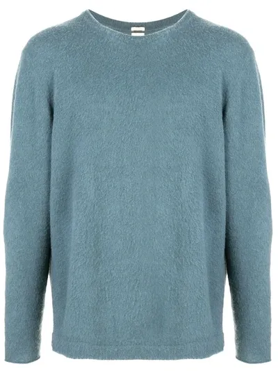 Massimo Alba Knitted Jumper In Blue