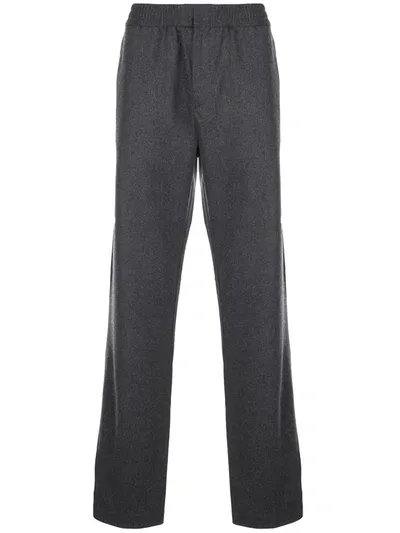 Sunspel Elasticated Waist Track Pants In Grey