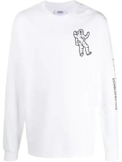 Calvin Klein Jeans Est.1978 1978 Astronaut Print Sweatshirt In White