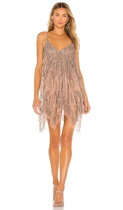 Tularosa Naiya Mini Dress In Nude