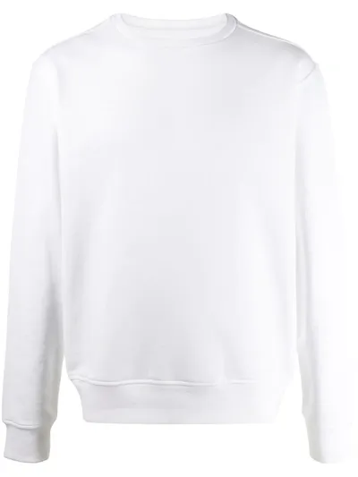 Maison Margiela Elbow Patch Sweatshirt In White