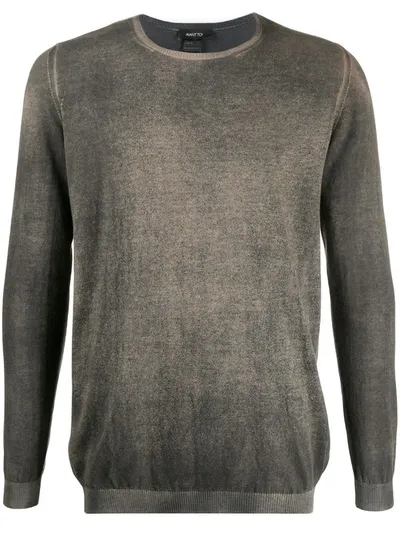 Avant Toi Relaxed Fit Jumper In Grey