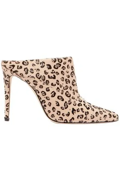 Altuzarra Davidson Leopard-print Calf Hair Mules In Animal Print