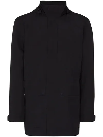 Z Zegna Layered Performance Parka In Blue