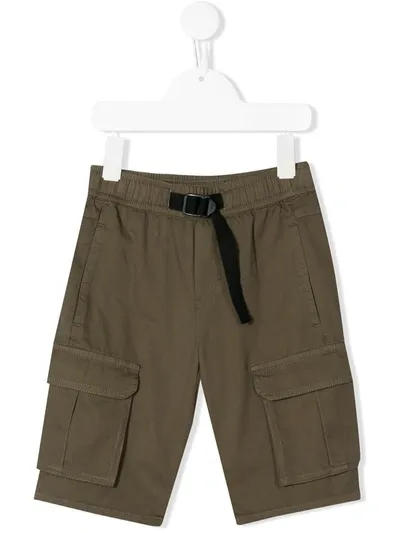 Stella Mccartney Kids' Cargo-shorts In Green