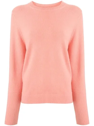 Chinti & Parker Fine Knit Jumper In Pink