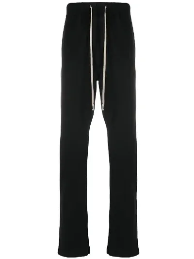 Rick Owens Drkshdw Slim-fit Drawstring Trousers In Black