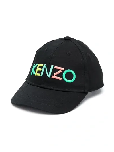 Kenzo Embroidered Logo Cap In Black