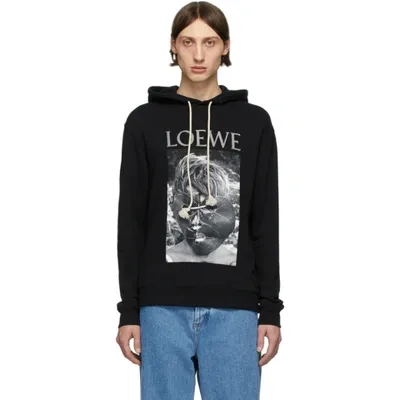 Loewe Lord Of The Flies Print Hoodie In Black