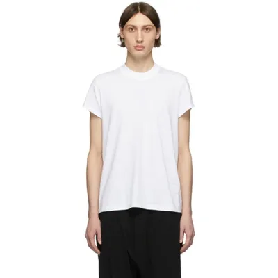 Rick Owens Drkshdw Oversized T-shirt In 110 White