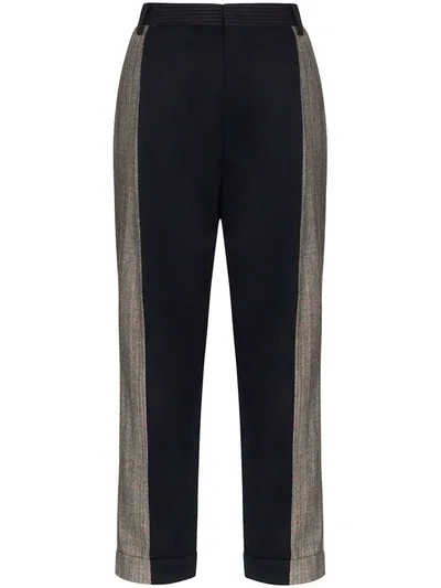 Rentrayage Split Personality Trousers In Blue