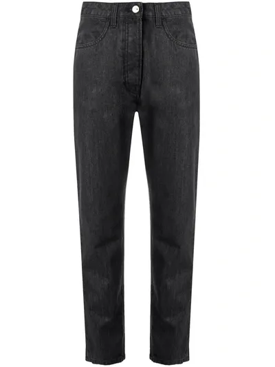 Ports 1961 Straight-leg Jeans In Black