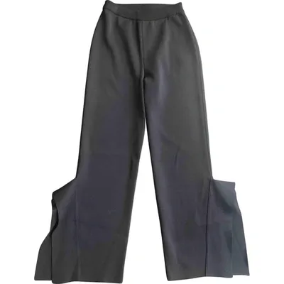 Pre-owned Stella Mccartney Trousers In Black