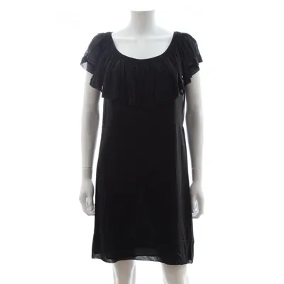 Pre-owned See By Chloé Silk Mini Dress In Black