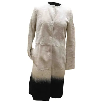 Pre-owned Drome Multicolour Shearling Coat