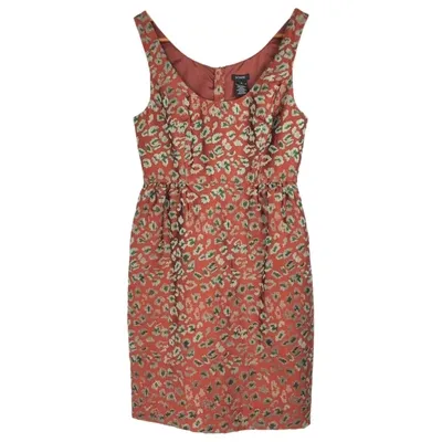 Pre-owned Jcrew Mini Dress In Orange