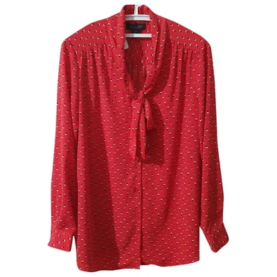 Pre-owned Rachel Zoe Shirt In Red