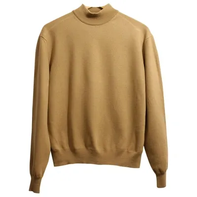 Pre-owned Hugo Boss Wool Jumper In Beige