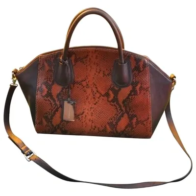 Pre-owned Coccinelle Leather Handbag In Brown