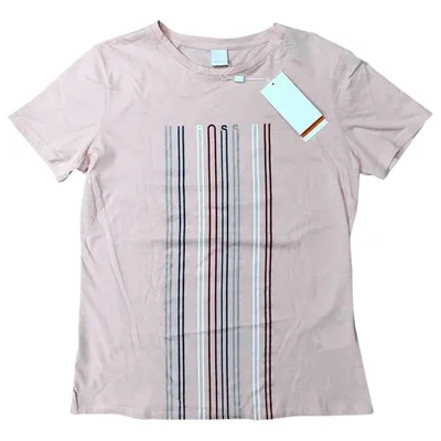 Pre-owned Hugo Boss Pink Cotton Top