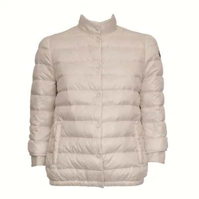 Pre-owned Moncler Puffer In White