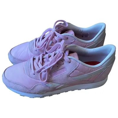 Pre-owned Reebok Trainers In Pink