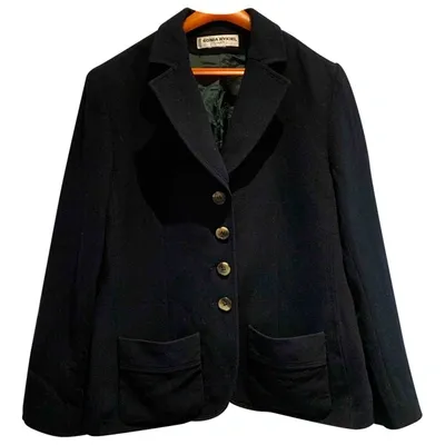 Pre-owned Sonia Rykiel Navy Cotton Jacket