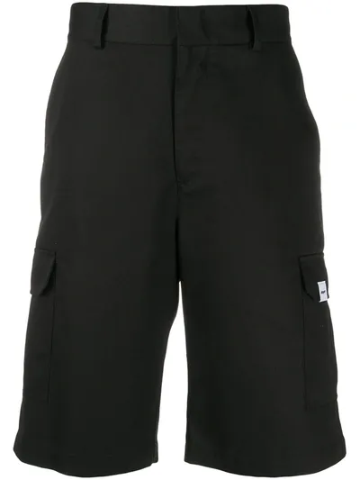 Msgm Cargo-pocket Shorts In Black