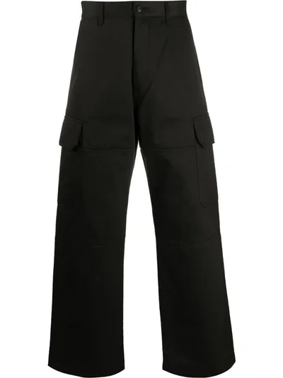 Loewe Straight Leg Trousers In Black