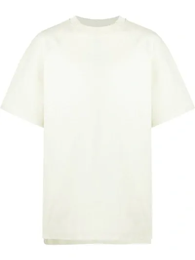 Jacquemus Cueillette Cut-collar T-shirt In Green