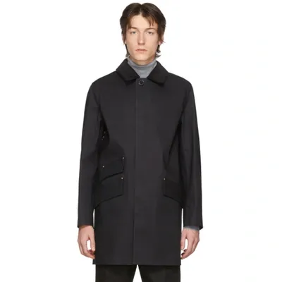 Mackintosh Cullen Bonded Field Coat In Black