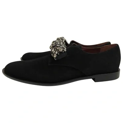 Pre-owned Carven Lace Ups In Black