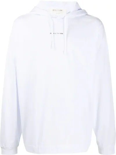 Alyx Logo Hoodie In White