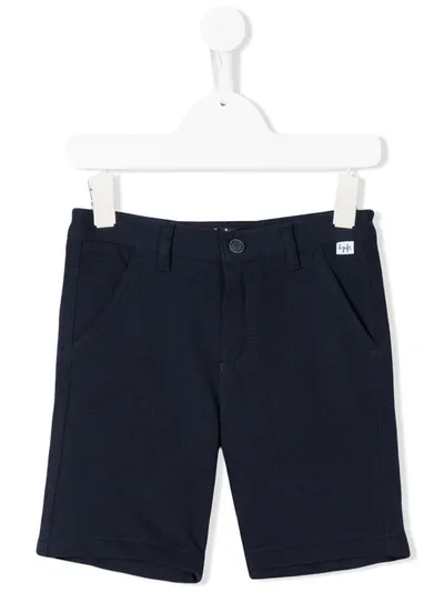 Il Gufo Kids' Loose Fit Shorts In Blue